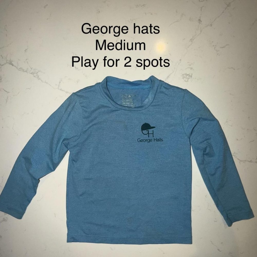 Blue George Hats long sleeve rash guard #georgehats #longsleeve